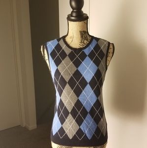 MK-Argyle Sweater Vest